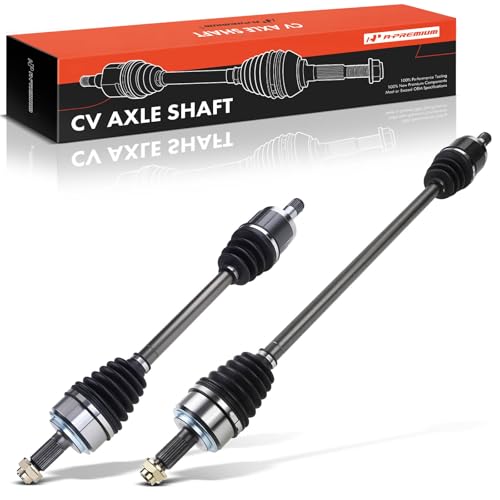 A-Premium Pair (2) Front CV Axle Shaft Assembly Compatible with Honda Accord 2003 2004 2005 2006 2007, L4 2.4L, Automatic Trans. Only, Driver and Passenger Side