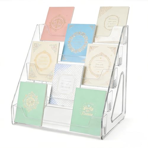 Expositor Acrílico de 5 Niveles con Rejillas, Organizador para Perfumesv
