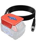 WUMZIJ Fishing Reel Battery Adapter Compatible with Milwaukee 18V M18 Battery Fit for Daiwa 14.4V Series BM2000 BM2000II BM2300 BM2500 BM2900 BM2300C LB3100C LB3100N Shimano BeastMaster 9000
