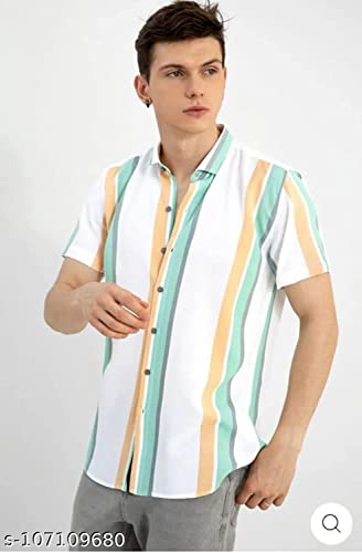 Image of Funky Printed Shirt for Men Half Sleeves