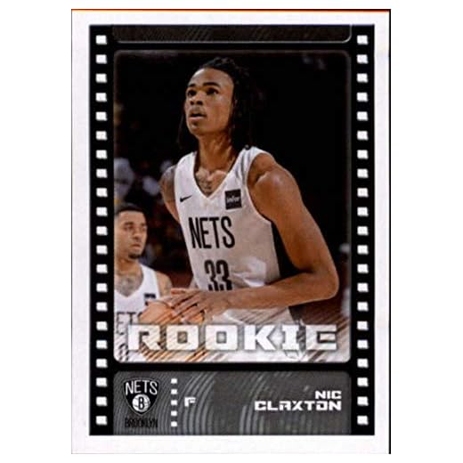 2019-20 Panini NBA Stickers Basketball #134 Nic Claxton RC Rookie Sticker Brooklyn Nets Official Licensed 2 X 3 Inch Album Sticker