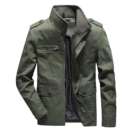 Bomber homme grande taille bleu 4XL veste militaire coupe-vent