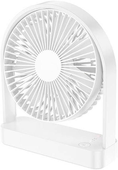 Portable Portable Ultra-thin Desktop/Office/Bedroom fan 2000 mAh White