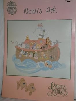 Paperback Precious Moments, Noah's Ark By Gloria & Pat, counted cross stitch Book