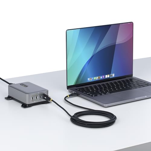 StarTech.com 10ft (3m) USB-C Charging Cable, Durable and Ultra-Flexible, Side Screw Locking, 240W (5A) PD EPR, USB 2.0 Laptop Charger Cable, USB-IF Certified, Rugged USB-C Charging Cord by StarTech.com - Image 7