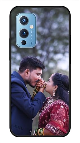 Image of NDCOM for Customised OnePlus 9 Pro Back Cover | Luxury OnePlus 9 Pro Phone Case | 9 Pro Mobile Cover DIY Personalised Photo Design | Customized Gift Custom Text Name Printed Metal Case