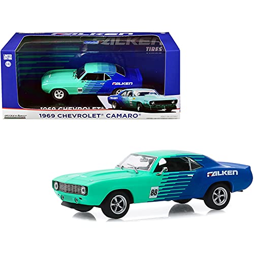 1969 Chevrolet Camaro #88 Falken Tires 1/43 Modelo Diecast