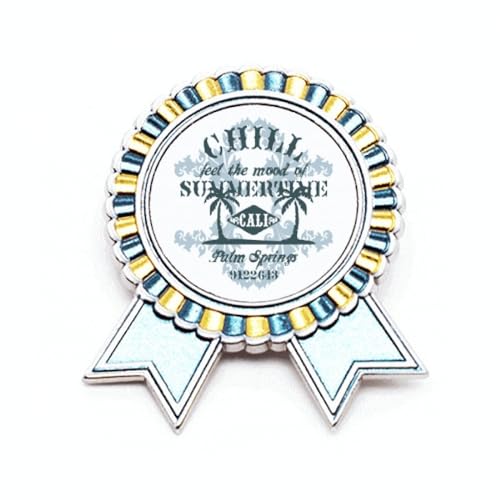 Broche cocotier de plage en métal taille M pour égayer une tenue trop sobre