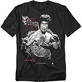 Popfunk Bruce Lee The Dragon Kung Fu T-Shirt (Medium) Black