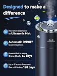 Ceeniu Voiture intelligente Air Fresheners, nouvelle expérience de l'odeur par ultrasonic Mist, automatique marche/arrêt, puissante batterie intégrée, fragrance naturelle, rafraîchisseur de voiture réglable, nouvelle odeur de voiture
