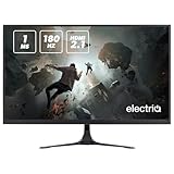 Electriq 27 Inch IPS QHD 1440p Gaming Monitor | 180Hz Refresh Rate | 1ms Response | AMD FreeSync | Brilliant Colour Accuracy & Wide 178° Viewing Angle for Immersive Gameplay and Smooth Performance