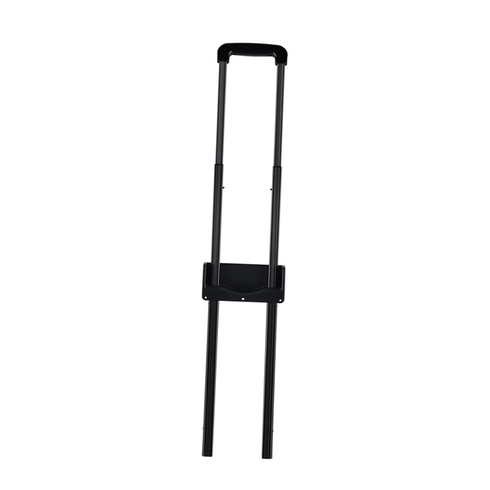 AsrMyjcx Mango Extensible de Repuesto para Equipaje de Viaje, Accesorio de Bricolaje, Piezas de Repuesto Profesionales, Varilla elástica Negra con 3 etapas