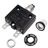 smseace 3Amp Electric Button Breaker 125/250VAC,Thermal Overload Protector L1 Series with Manual Res
