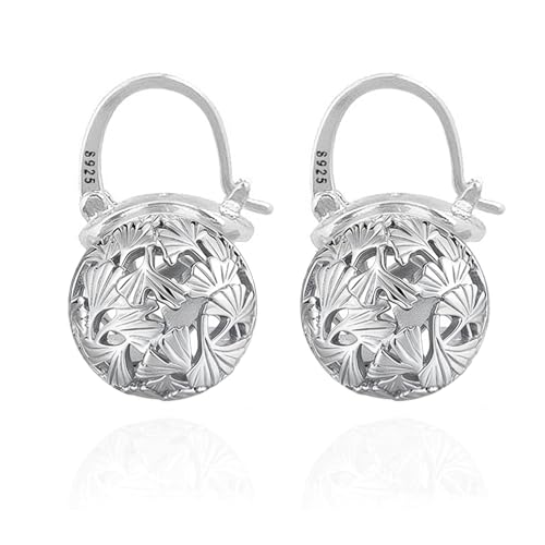 OwMell Elegant 925 Sterling Silver Pearl Drop Dang...