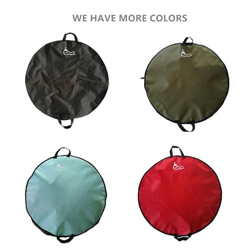 SUQ Cambiador de Traje, Cambiador de Surf, Bolsa de Playa Portátil, Resistente al Agua, con Bolsa de Almacenaje, Correa de Asa y Cordón para Surfistas, Kayakistas, Deportes Acuáticos (Azul) - imagen 6