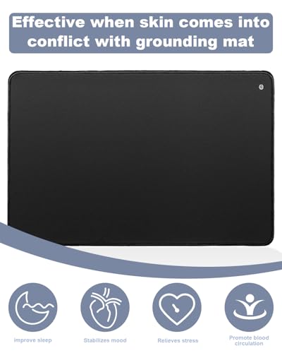 Image of Grounding Mat for Bed (2, Black, 11.8x23.6inch)