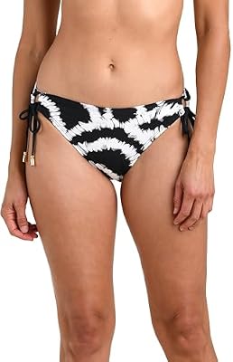 La Blanca Women's Side Tie Hipster Bikini Bottom, Black, 14