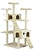 Go Pet Club Cat Tree, 50W x 26L x 72H, Beige