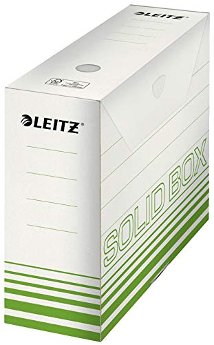 Preisvergleich Produktbild Esselte Leitz Archivbox Solid, 100mm, Wellpappe, hellgrün