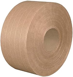 T.R.U. WAT-WAE Water Activated Reinforced Kraft Paper Gummed Tape (3 in. x 375 ft. (Pack of 2))