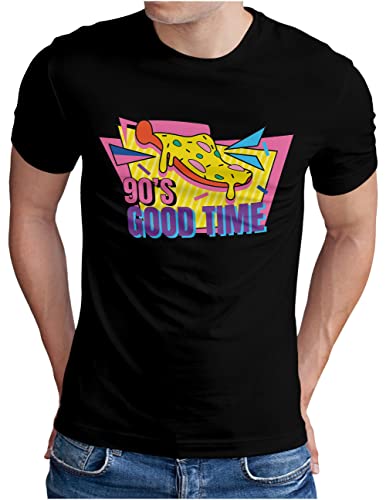 T-shirt rétro années 90 OM3® en coton confortable du S au 5XL style baggy urbain