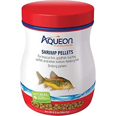 (3 Pack) Aqueon Shrimp Pellets Fish Food, 6.5 Ounces Each