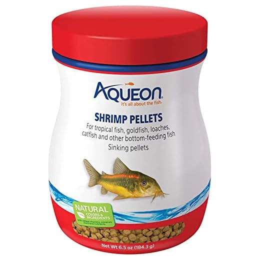 (3 Pack) Aqueon Shrimp Pellets Fish Food, 6.5 Ounces Each