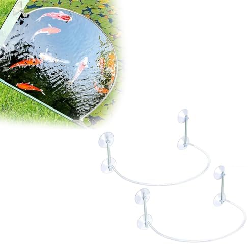 2 Sets Aquarium Plant Corral, Clear Plastic Floating Fence, Fish ...