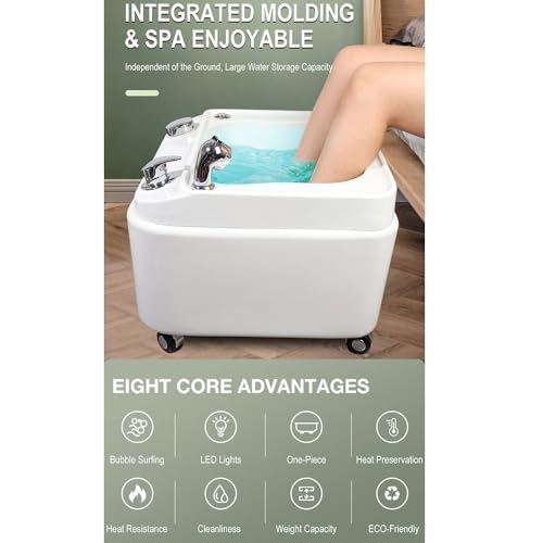 Bañera Multifuncional para Pies 30L con Masaje y Luz miniatura 2
