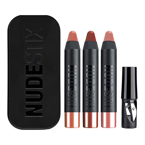 NUDESTIX Sexy Nude Gloss Lip + cheek Balm Kit 3pc set