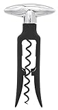 Amlong Plus Self Pulling Table Model Wine Opener with Black Softgrip Finish
