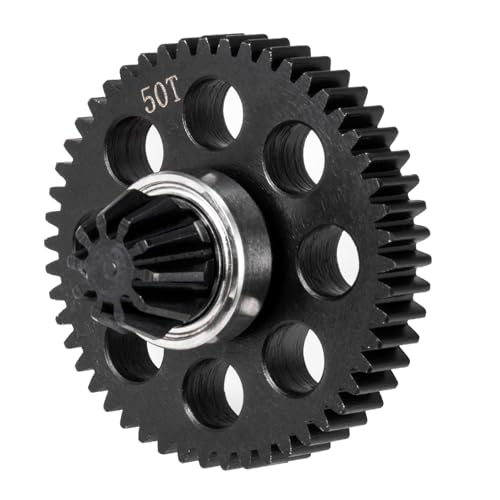 BRKRC Steel Differential Spur Gear with Pinion Assembly Drive Gear for Hyper Go H16BM H16GT H16DR...