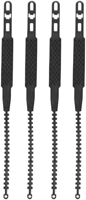Motorcycle Snow Chains Non-Slip Ice Traction Fit For Electric Scooter Moped Winter Tire(Black-4PCS)