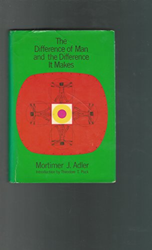 The Difference of Man and the Difference it Makes B0006BQSB8 Book Cover
