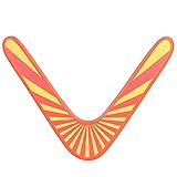 Boomerang en Forma de V Boomerang de Retorno de Madera Boomerang clásico en Forma de V para Juegos al Aire Libre Juguete Deportivo