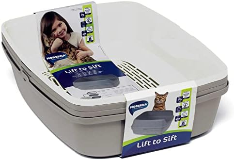 Sifting Cat Litter Tray Scoopless Toilet Box With Frame Pan Loo