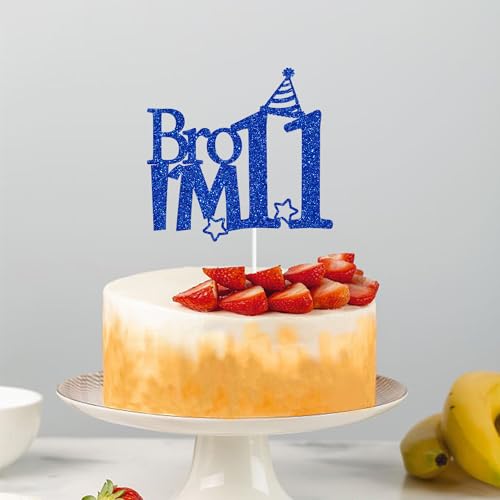 Happy 11th Birthday Cake Topper, Level 11 Unlocked Cake Decor, Bro I'm 11, Teens Funny 11th Birthda