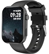 BRIBEJAT Smart Watch for Men Women (Make/Answer Call), HD 2.01'' Smartwatch IP68 Waterproof, Fitn...