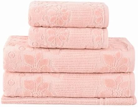 Buddemeyer Jogo de Toalhas Lollipop Banho Rosa 2 Peças