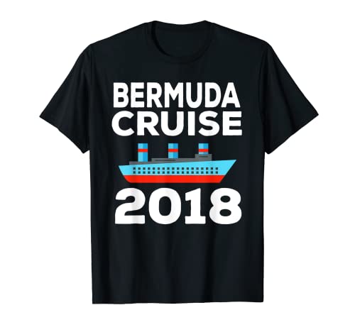 Bermuda Crusie 2018 camiseta a juego para vacaciones familiares Camiseta