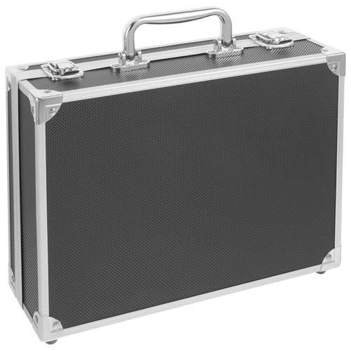BESTonZON Portable Aluminum Tool Box 11.41 Inch Hand Held Hard Briefcase with Padded Sponge Lining for Tool Storage and Equipment Protection by BESTonZON - Used condition - US$28.87