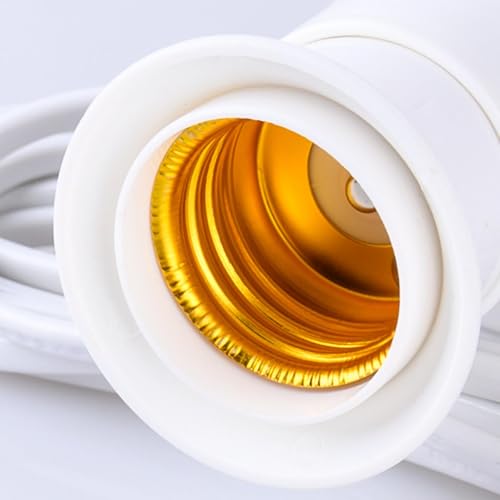 Suporte de lâmpada com fio, suporte de lâmpada com cabo,Tomada de luz de 8,2 pés com tipo de suspens