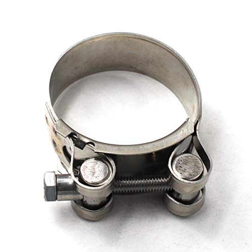 Flomore T-Bolt Clamp 175-187mm 304 Stainless Steel Heavy Duty Pipe Clamp (Pack of 1)