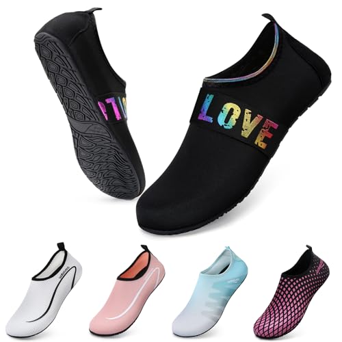 WateLves Wasserschuhe Badeschuhe Damen Herren...