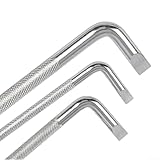 Juego de destornilladores de ángulo recto con 3 cabezales tipo Z: destornilladores PH1/PH2/PH3 de doble cabeza para espacios reducidos, construcción de acero al cromo vanadio, agarre moleteado para