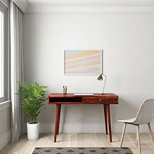 Amazon Brand - Solimo Ratoon Solid Sheesham Wood Desk (Honey Finish)
