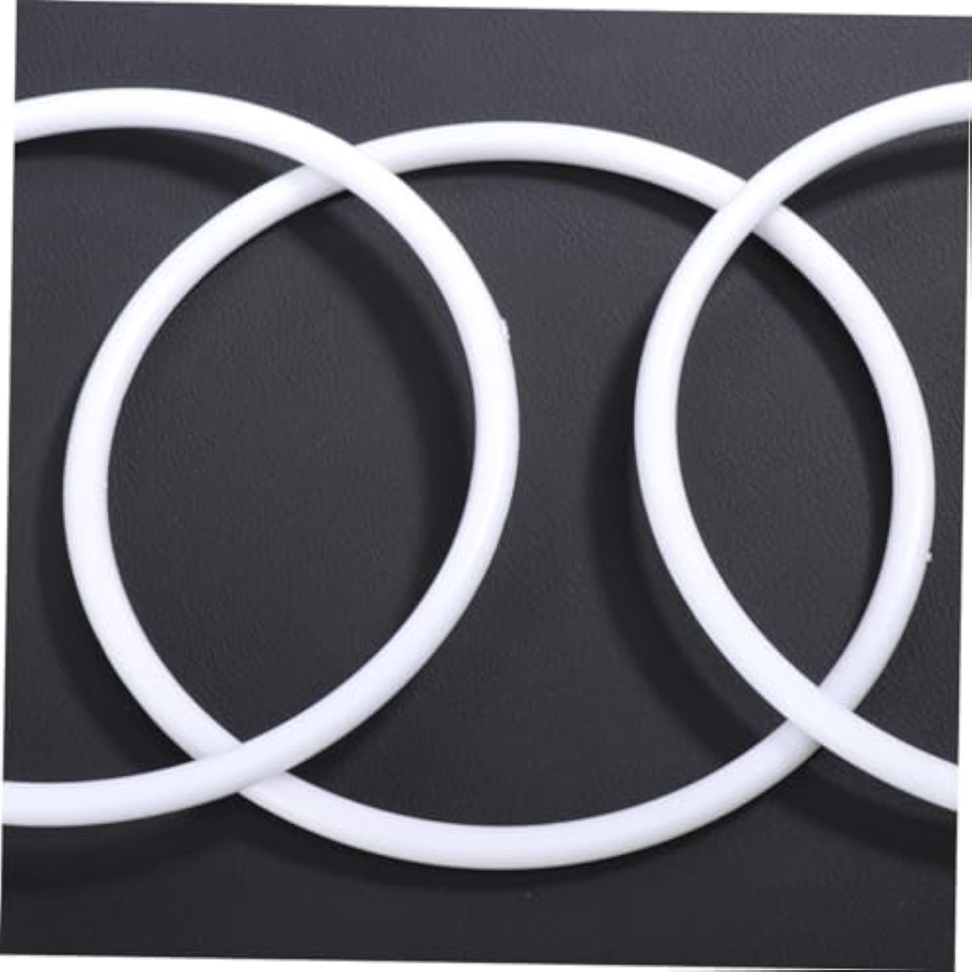 10pcs Dreamcatcher Round Plastic Ring for DIY Craft Projects