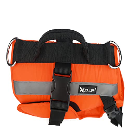 Toddmomy Dog Swimming Vest Pet for Dogs Vest Vest Pet Outdoor Swimwear Vest Orange Size s