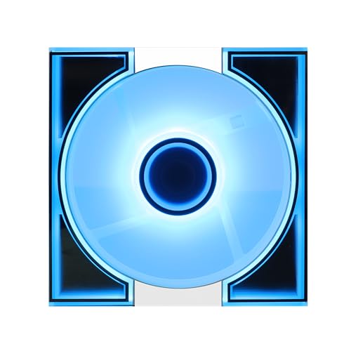 darkFlash DM8 3-Pack 120mm PC Case Fan, Infinity Mirror Case Fans, PWM ARGB Sync, 1600RPM High Airflow 56CFM, Low Noise 32.5dBA, Computer Case Cooler Fan (White, Forward) by darkFlash - Used condition - US$20.99