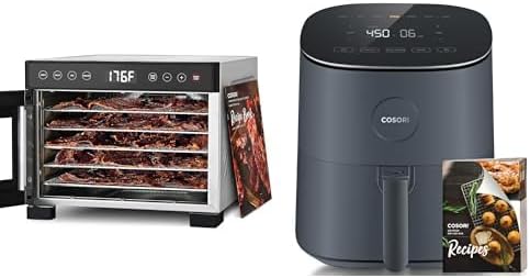 COSORI 5 Trays Premium Stainless Steel Dehydrator & COSORI L501 Air Fryer